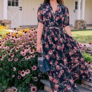 NEW Gal Meets Glam Ashlynn Floral  Dress 12P